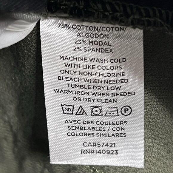 LOFT High Waist Skinny Corduroy Pants Women's 10 Green Stretch Cotton - Picture 13 of 15